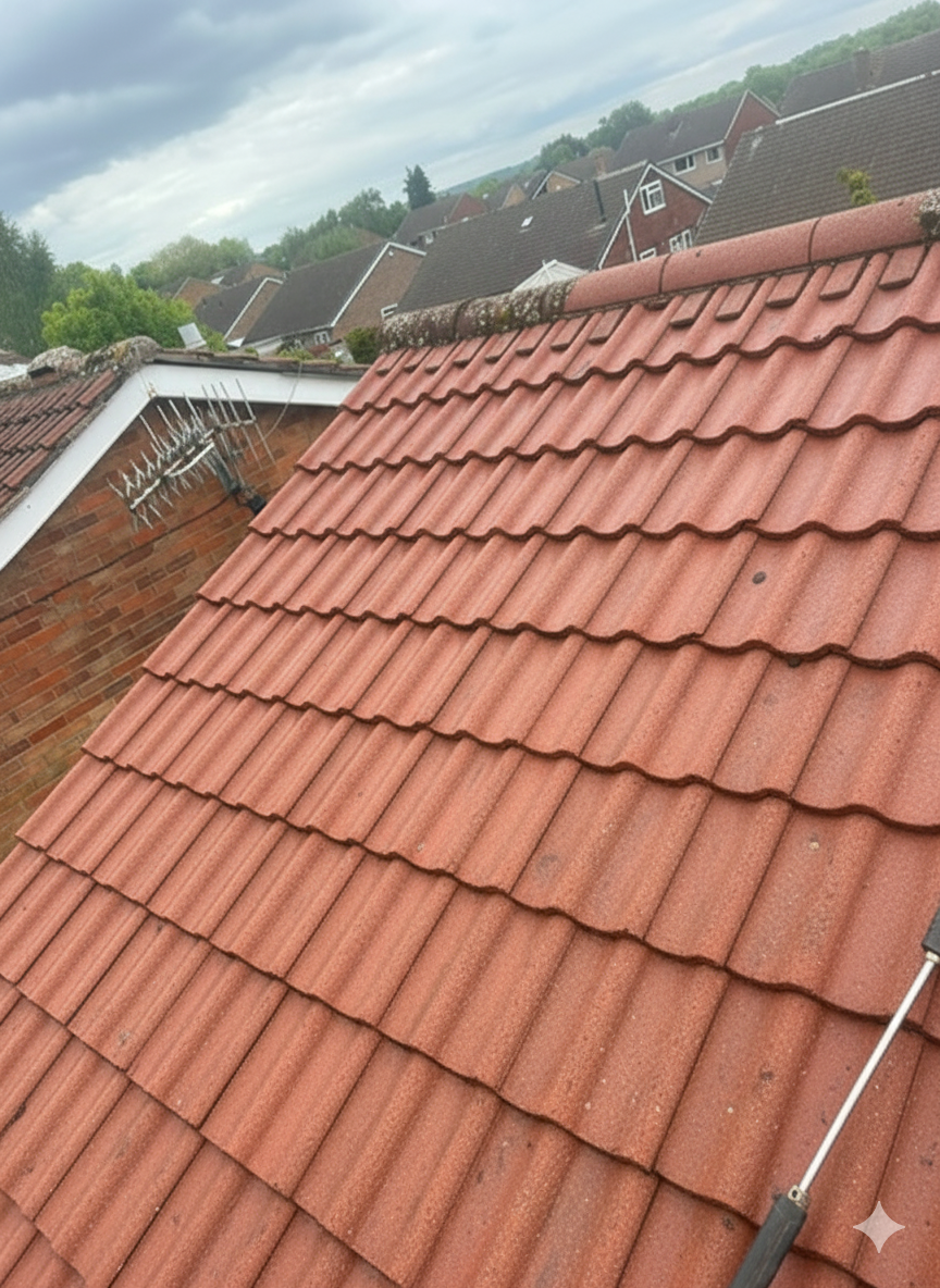 MossPro team working on a roof in Kildare