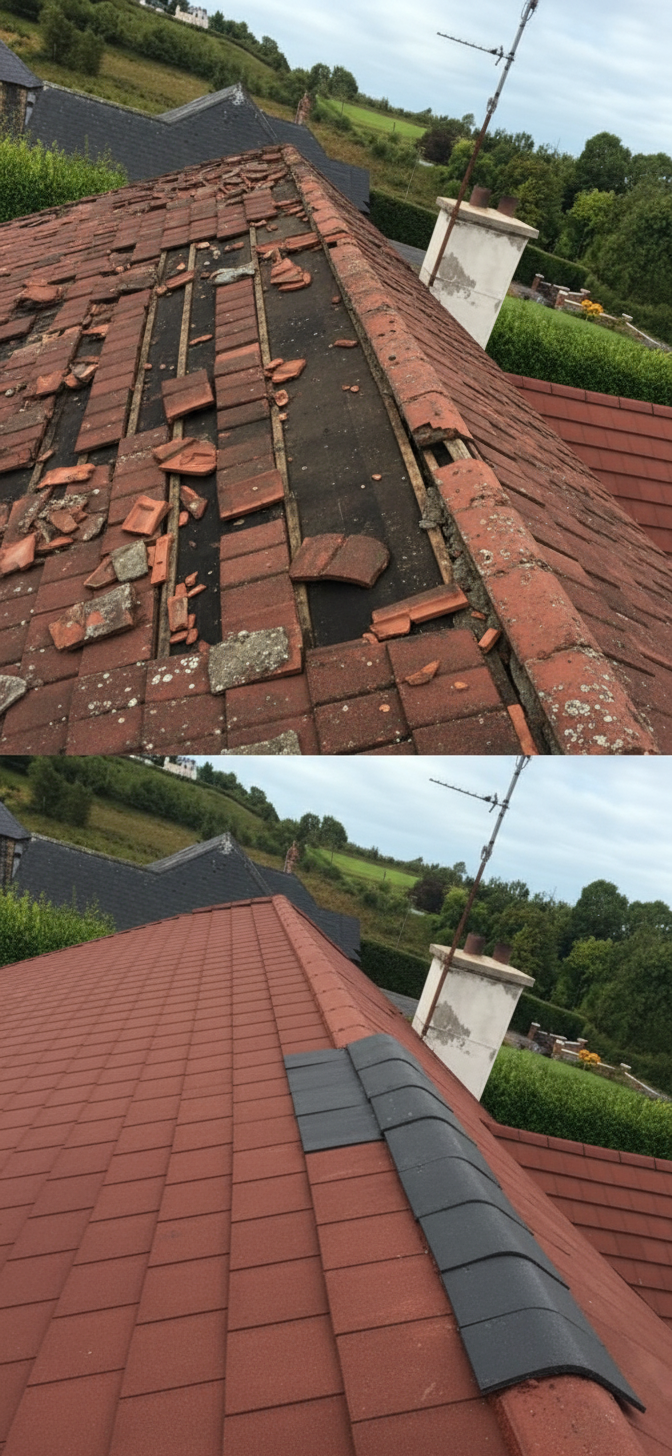 Professional roof repair by MossPro โ soft wash moss removal
